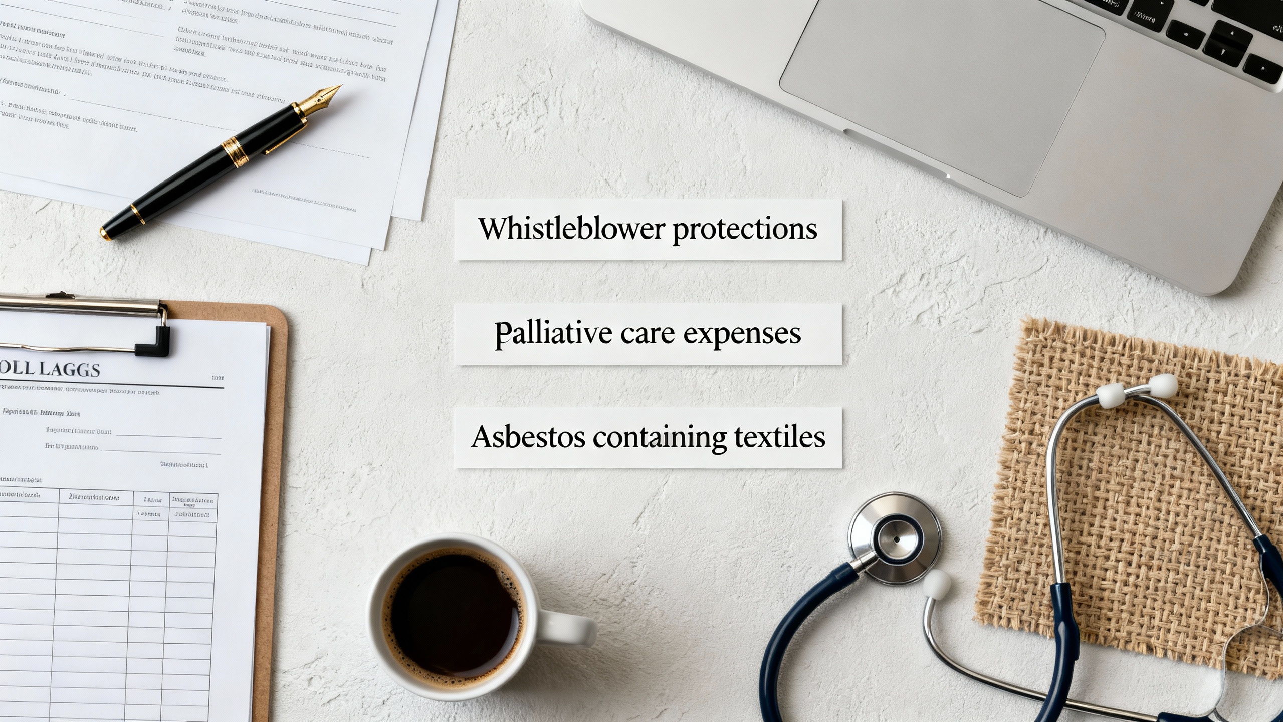 Asbestos-Containing Textiles: Health Risks, Mesothelioma Lawsuits, Palliative Care Costs & Whistleblower Protections