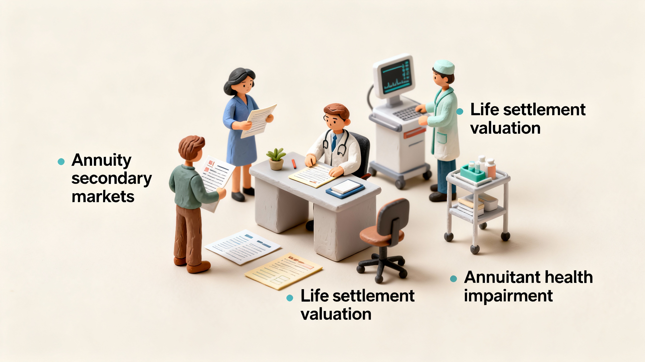 Unveiling the Intricacies of Annuity Secondary Markets, Health Impairment, Underwriting, Valuation, and Structured Settlement Transfers