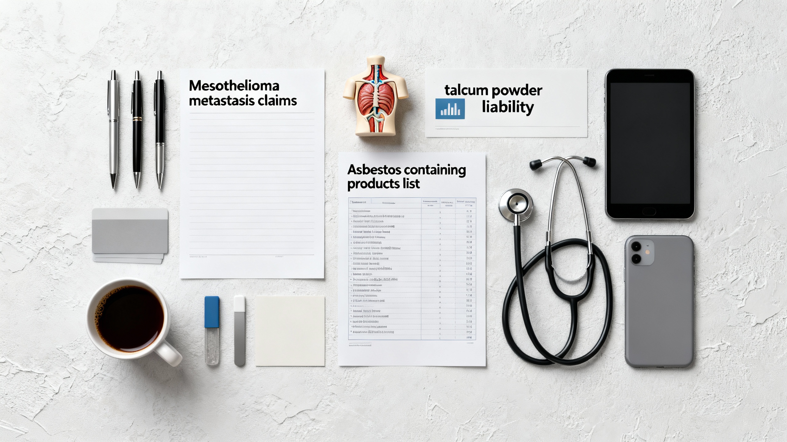 Comprehensive Guide to ERISA Asbestos Claims, Asbestos – Containing Products, Mesothelioma Claims & Talcum Powder Liability