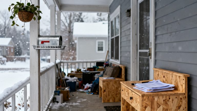 Household garage workbench with secondary vs rental dwelling forms