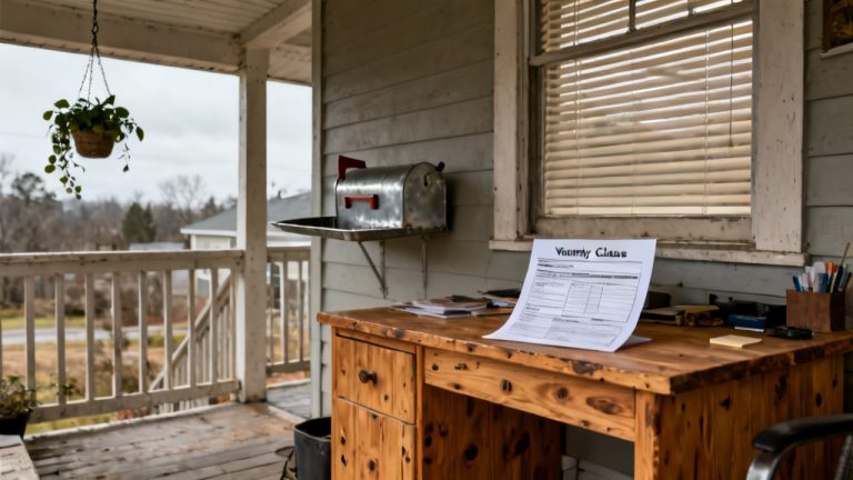 porch ledge setup for Vacancy Clause