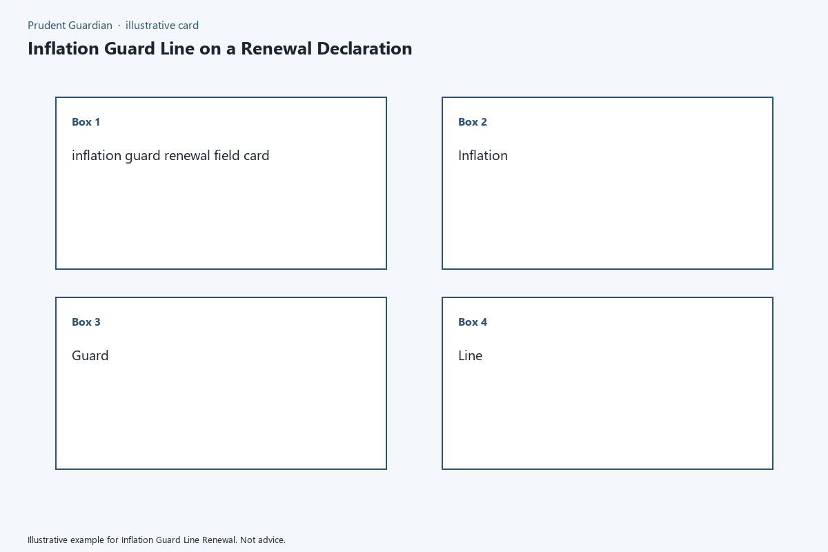 Inflation Guard Line Renewal comparison card