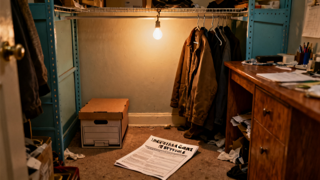 Inflation Guard Line Renewal scene at a hallway console
