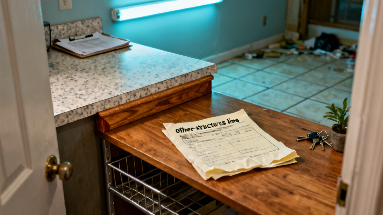 Other Structures Dwelling scene at a kitchen island