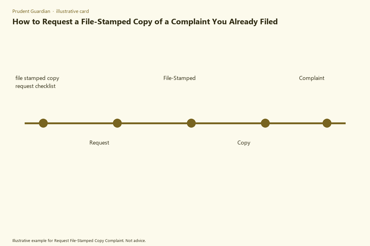 Request File-Stamped Copy Complaint comparison card