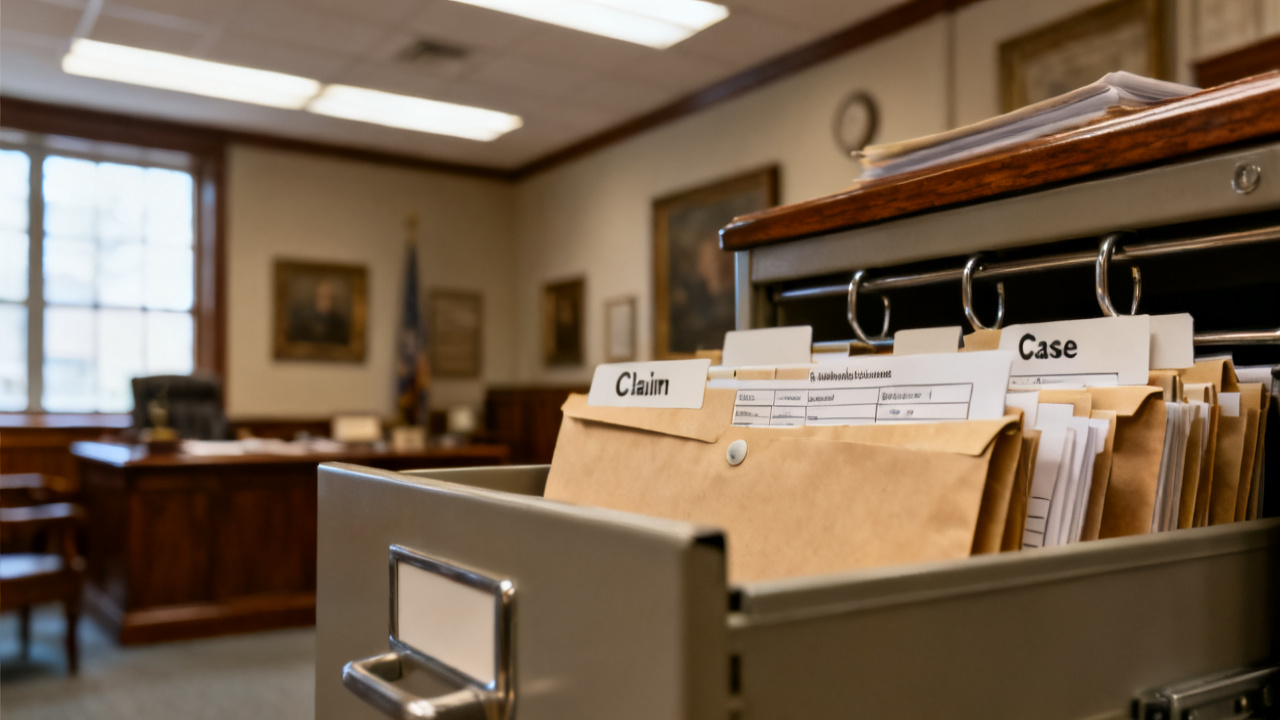 Detail of claim vs case number envelopes for Claim Number Case Number
