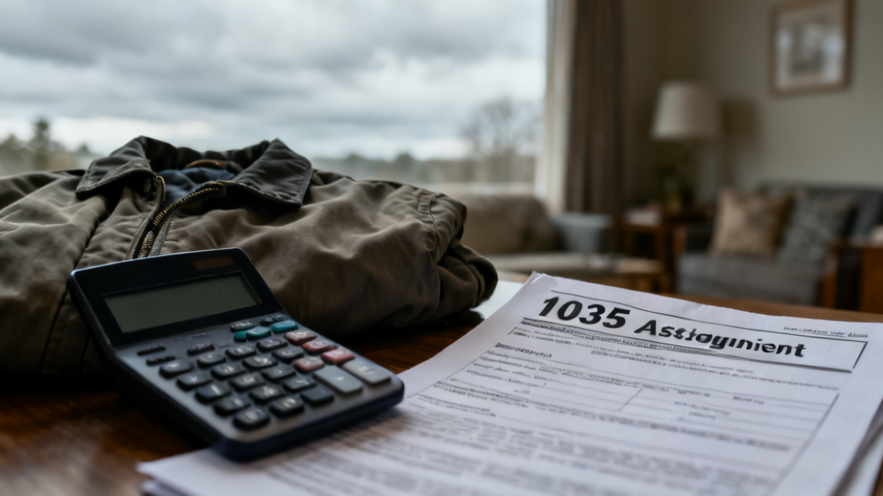 quote jacket with 1035 assignment packet
