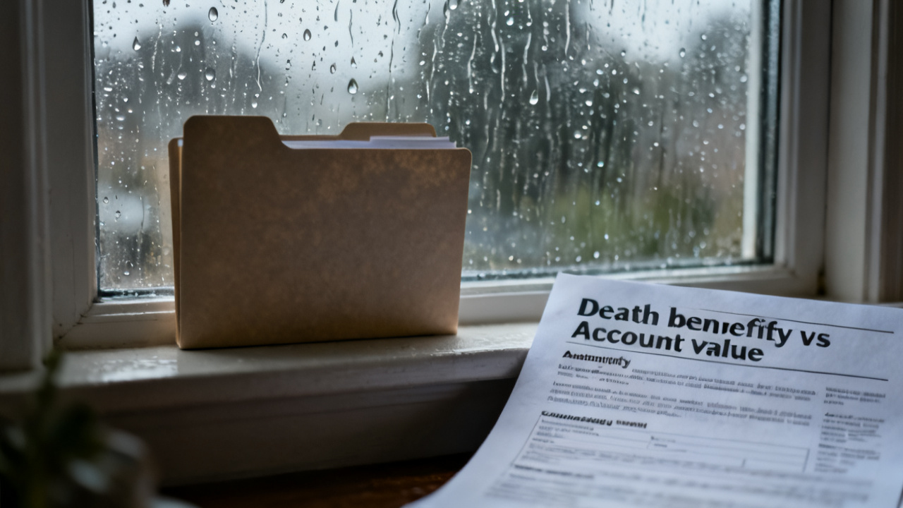 annuity sleeve with death-benefit vs account-value page