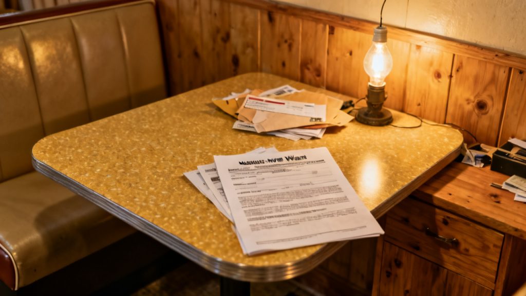 nursing-home waiver page waiting on a nightstand