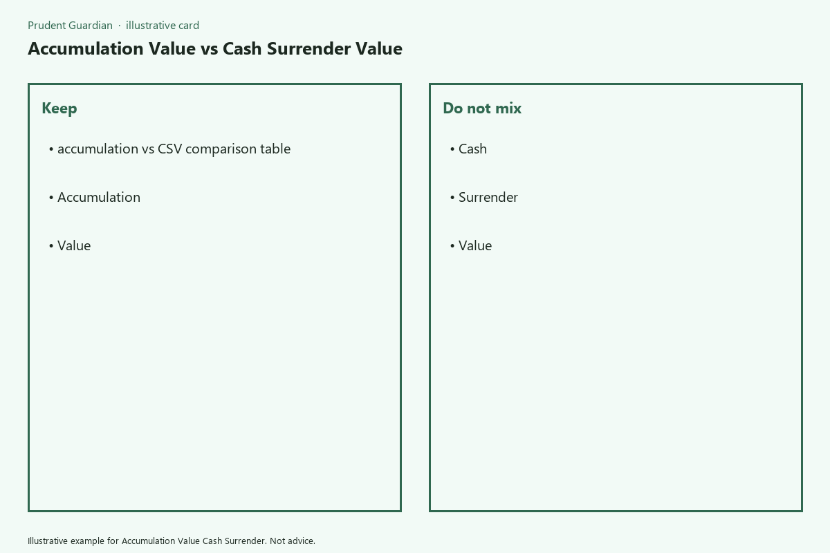 Diagram of accumulation vs CSV page fields