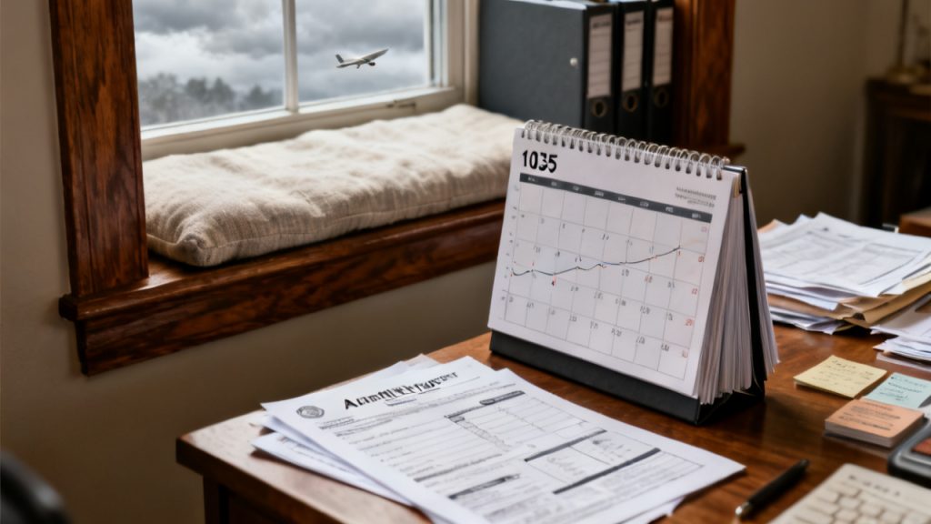 Household hotel luggage-rack desk with 1035 timeline calendar