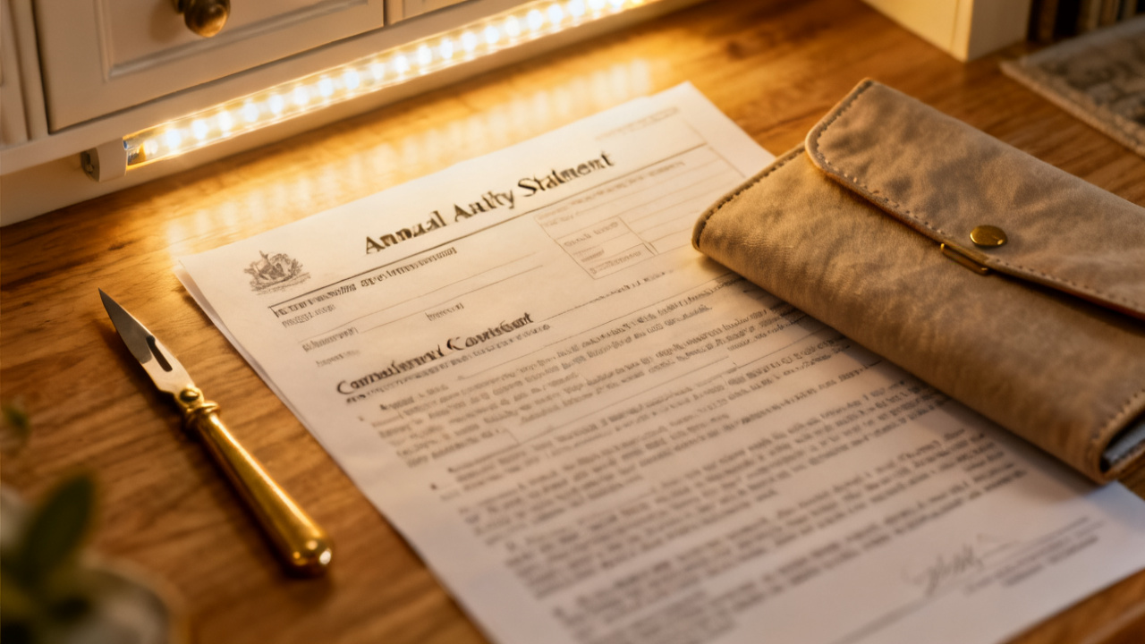 Detail of annual annuity statement for Annual Annuity Statement in